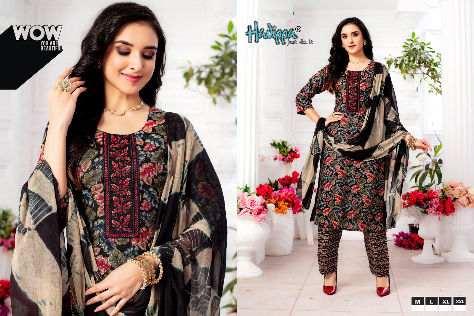Rosy By Hadippa Straight Cut Capsule Printed Kurti With Bottom Dupatta Wholesalers In Delhi